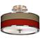 Empire Red Giclee Glow 14" Wide Ceiling Light