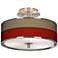 Empire Red Giclee Glow 14" Wide Ceiling Light