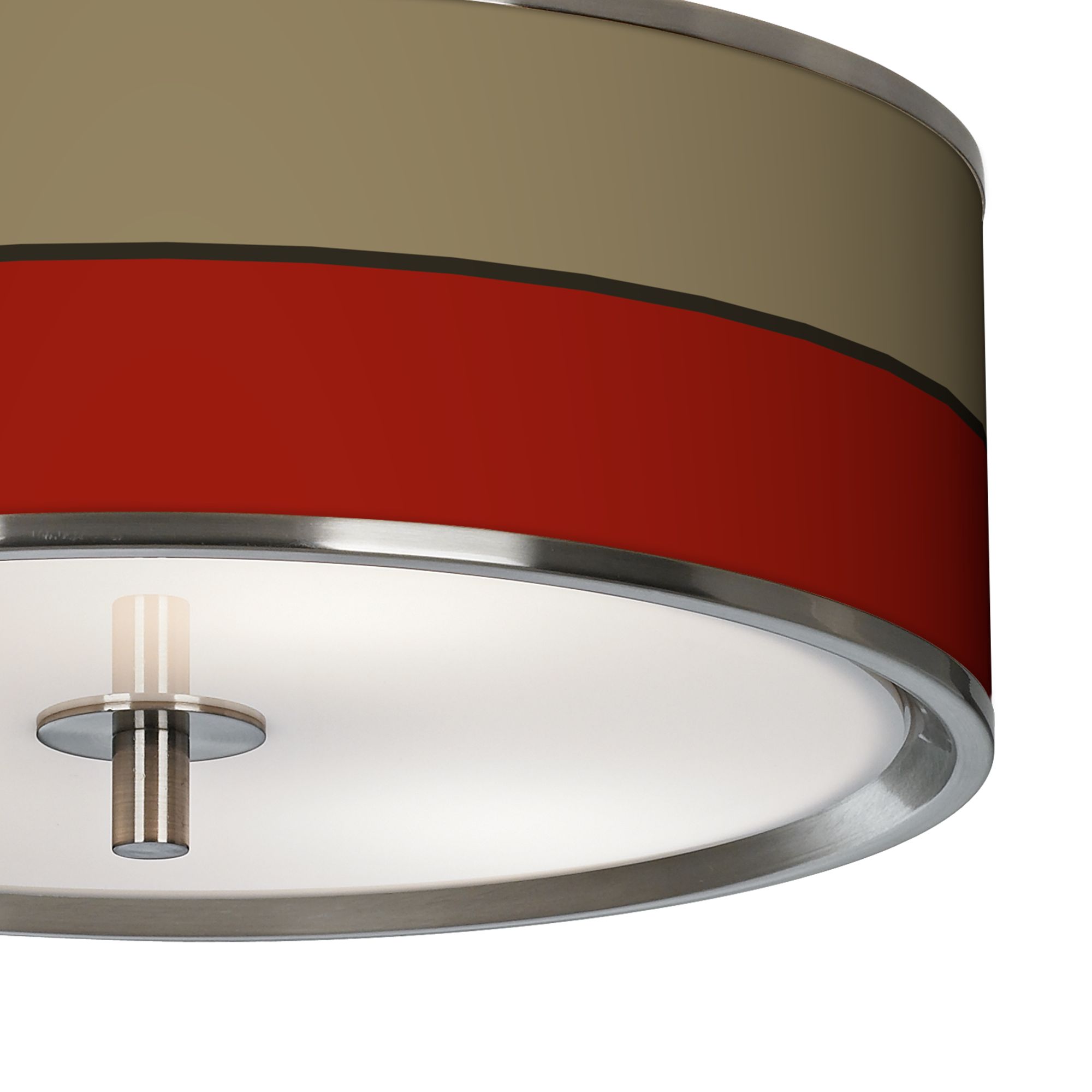 Image 3 Empire Red Giclee Glow 14" Wide Ceiling Light more views