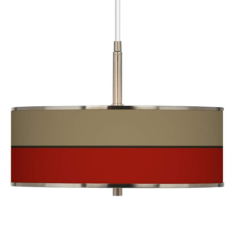 Image 1 Empire Red Giclee Glow 16 inch Wide Pendant Light