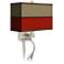 Empire Red Giclee LED Reading Light Plug-In Sconce