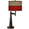 Empire Red Giclee Novo Table Lamp