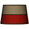 Empire Red Tapered Lamp Shade 13x16x10.5 (Spider)