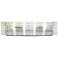 Empire State 26" Wide Polished Stainless Steel Bath Light