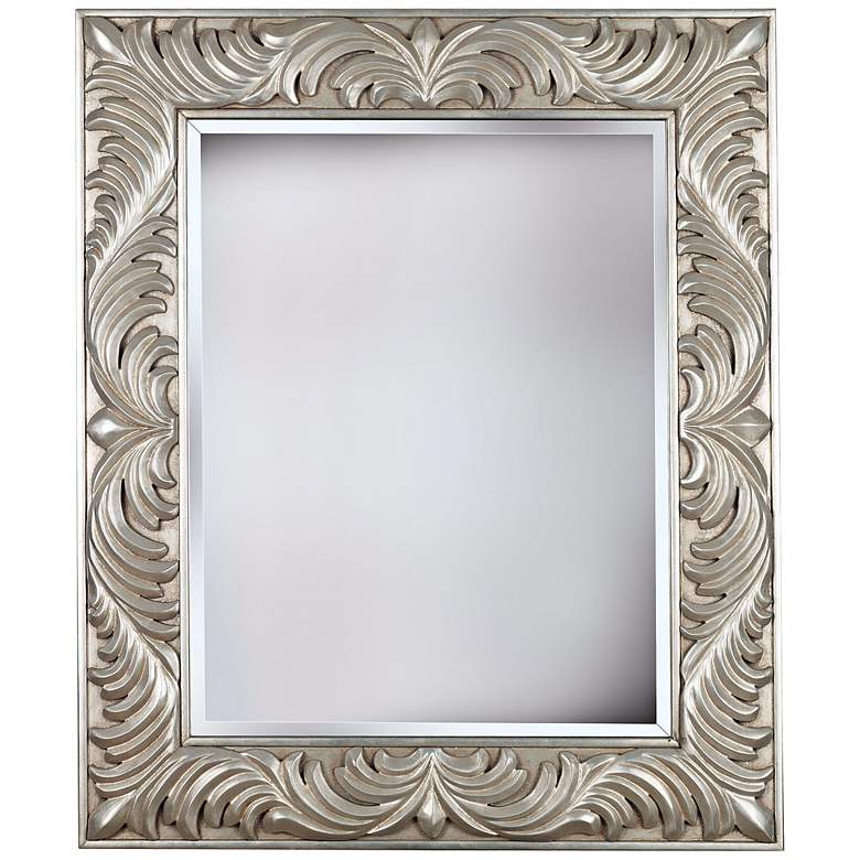 Image 1 Empress Gilded Silver 38 inch High Wall Mirror
