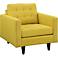 Empress Sunny Fabric Tufted Armchair