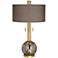 Empress Warm Gold Antique Mercury Glass Table Lamp