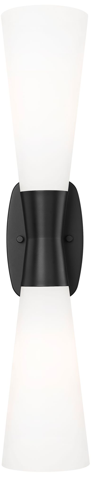 Image 4 Emrys by Z-Lite Matte Black 2 Light Wall Sconce more views