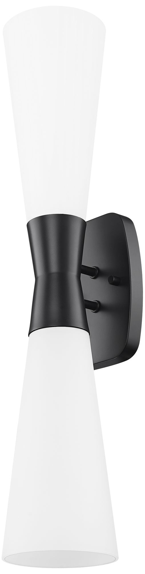 Image 7 Emrys by Z-Lite Matte Black 2 Light Wall Sconce more views