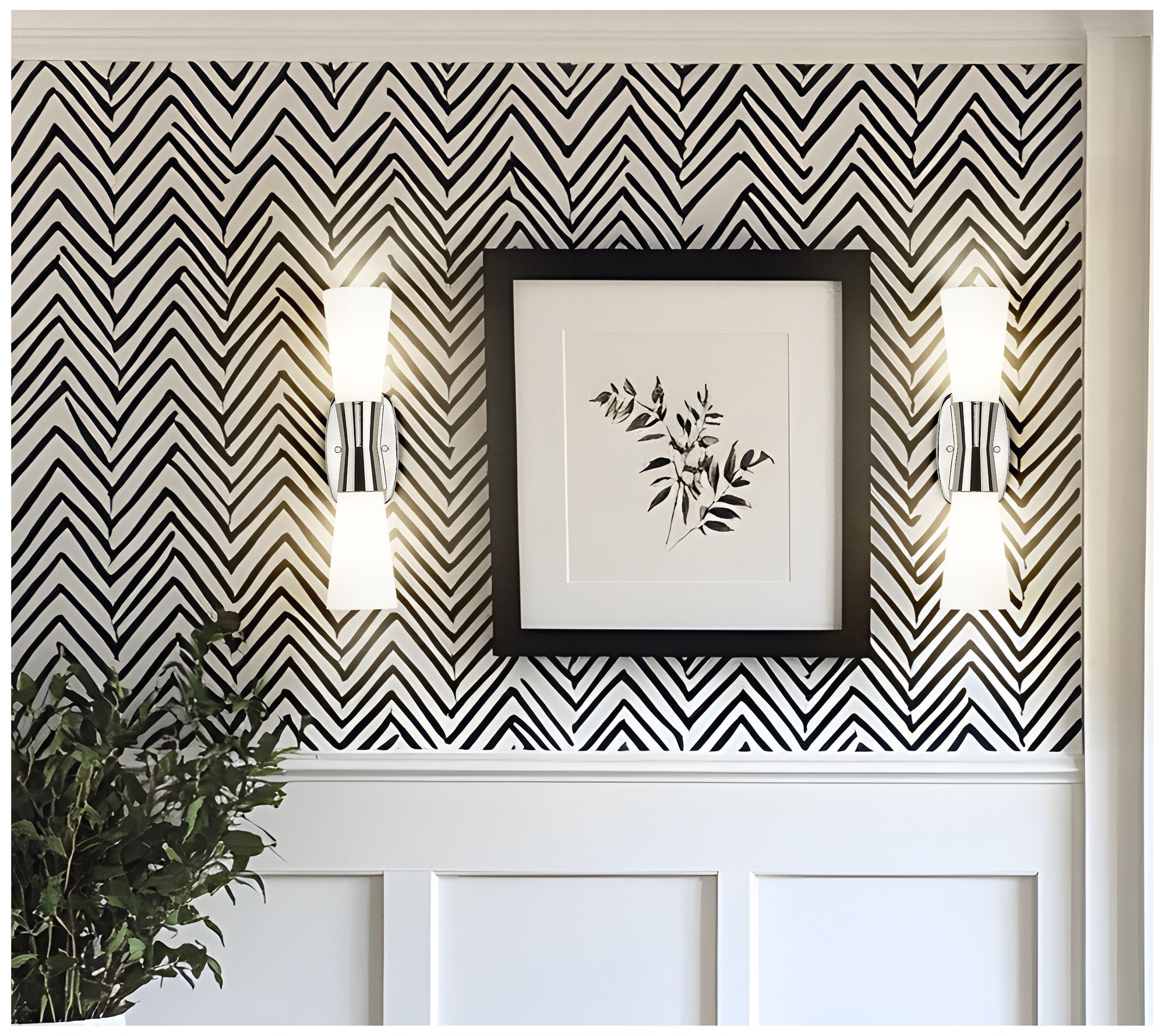 Image 3 Emrys by Z-Lite Polished Nickel 2 Light Wall Sconce more views