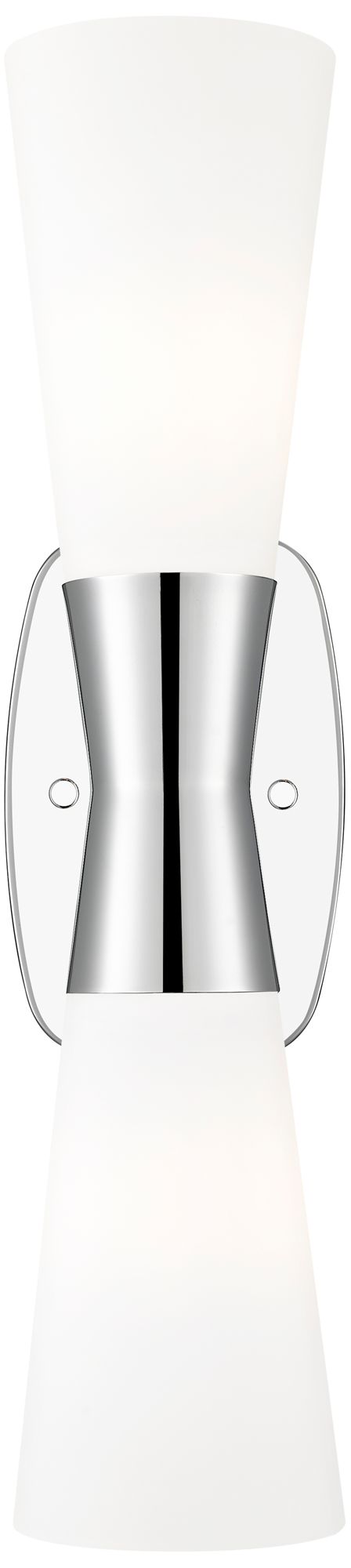 Image 4 Emrys by Z-Lite Polished Nickel 2 Light Wall Sconce more views