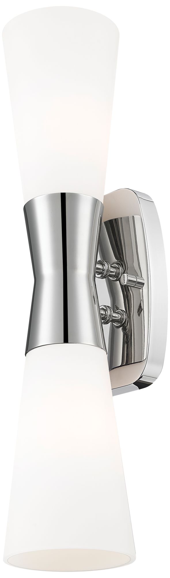 Image 5 Emrys by Z-Lite Polished Nickel 2 Light Wall Sconce more views