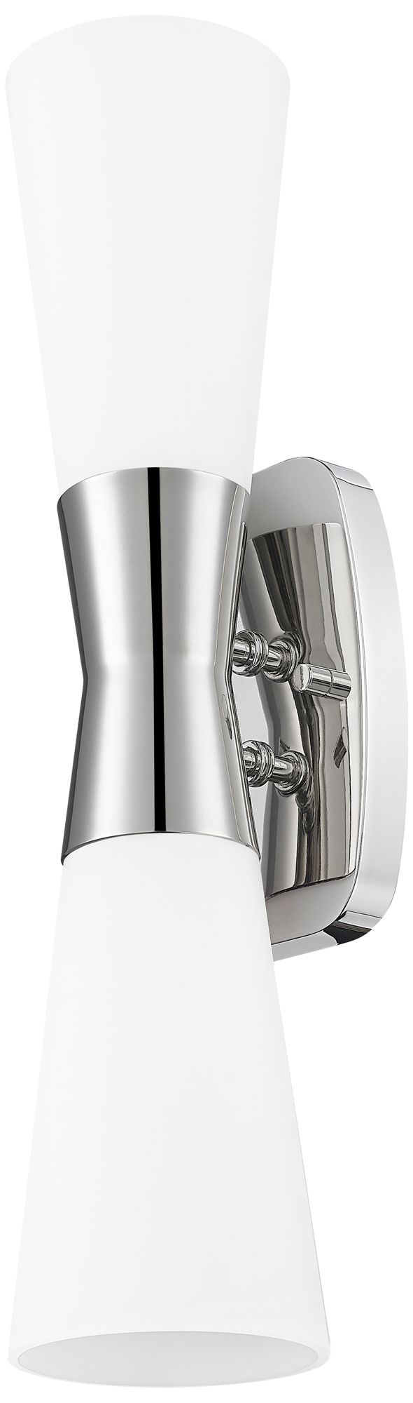 Image 7 Emrys by Z-Lite Polished Nickel 2 Light Wall Sconce more views