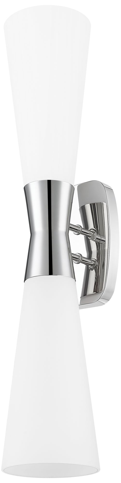 Image 7 Emrys by Z-Lite Polished Nickel 2 Light Wall Sconce more views