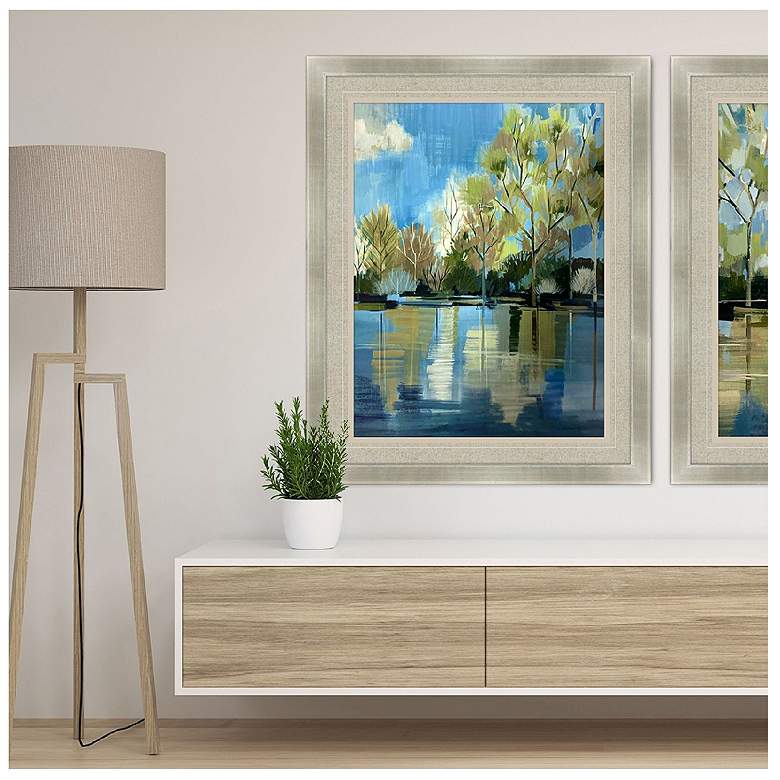 Image 4 Enchanted Forest I 45"W x 53"H Transitional Framed Art more views