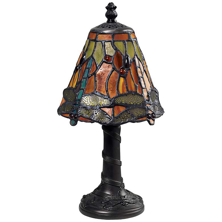 Image 1 Enchanted Mini Tiffany Style Table Lamp
