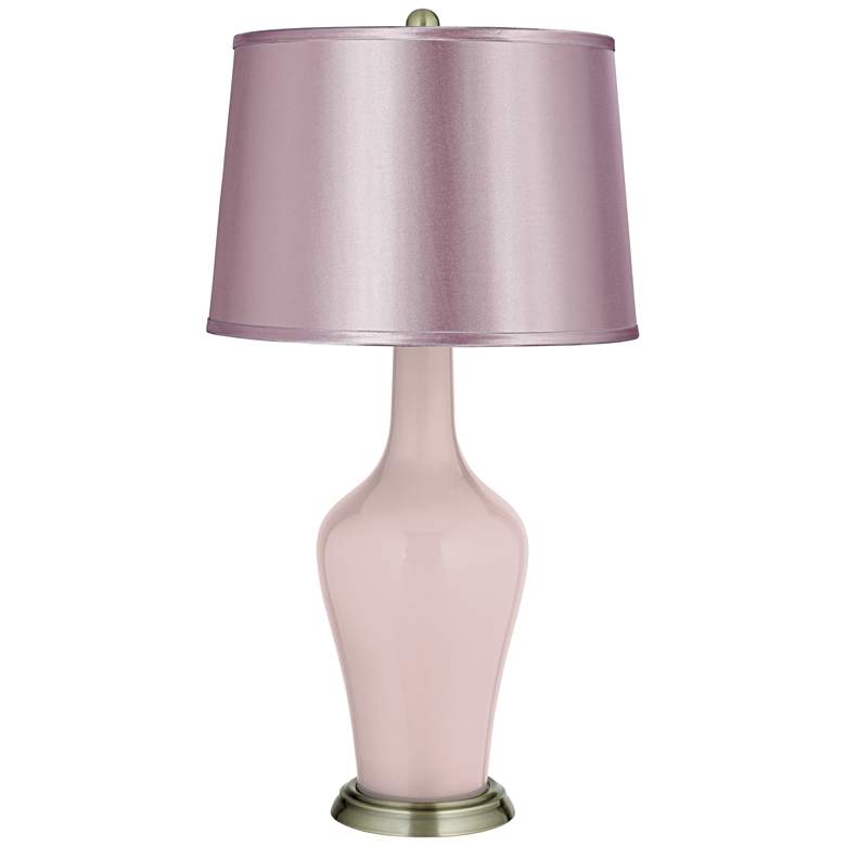 Image 1 Enchanted Satin Lavender Shade Anya Table Lamp