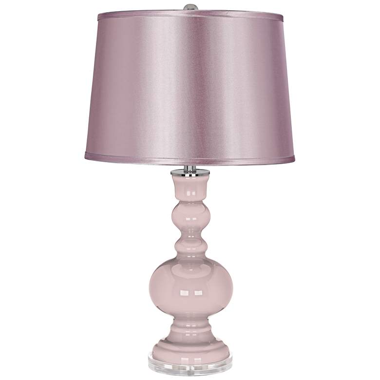 Image 1 Enchanted - Satin Lavender Shade Apothecary Table Lamp