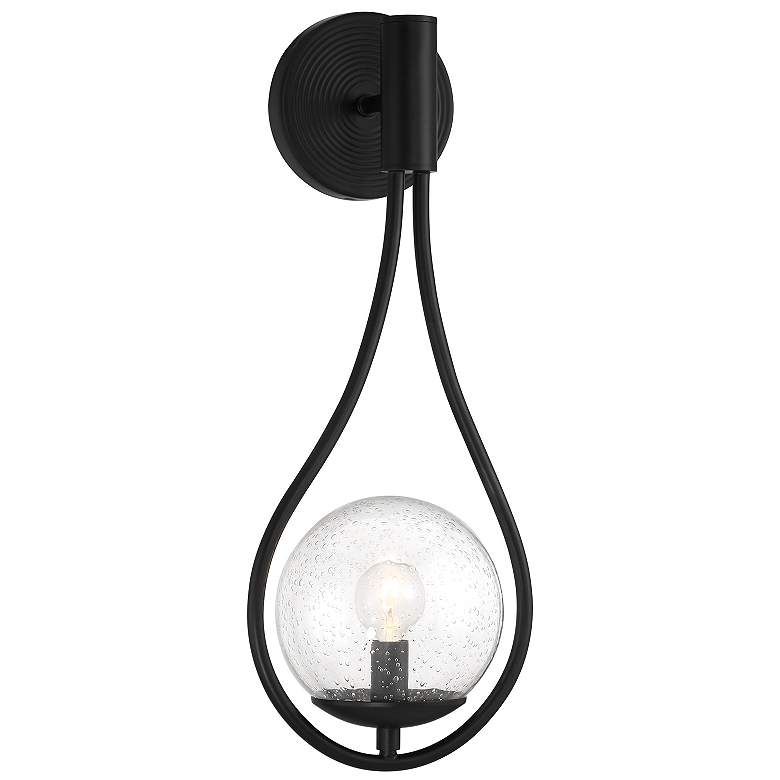 Image 1 Encino 1-Light Wall Sconce in Matte Black