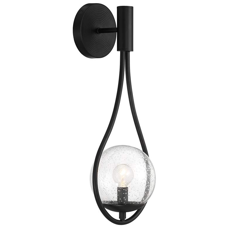Image 4 Encino 1-Light Wall Sconce in Matte Black more views