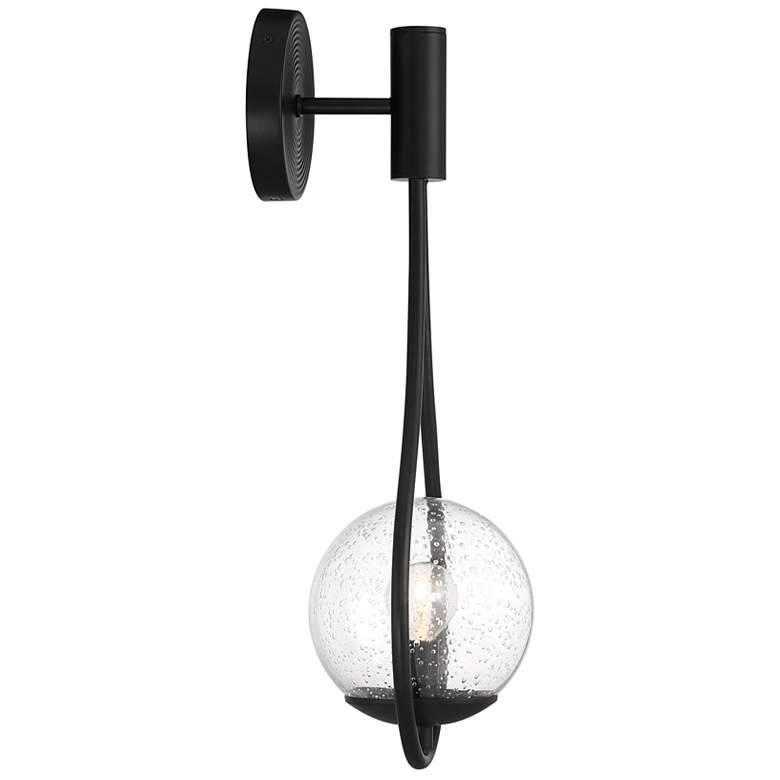 Image 5 Encino 1-Light Wall Sconce in Matte Black more views