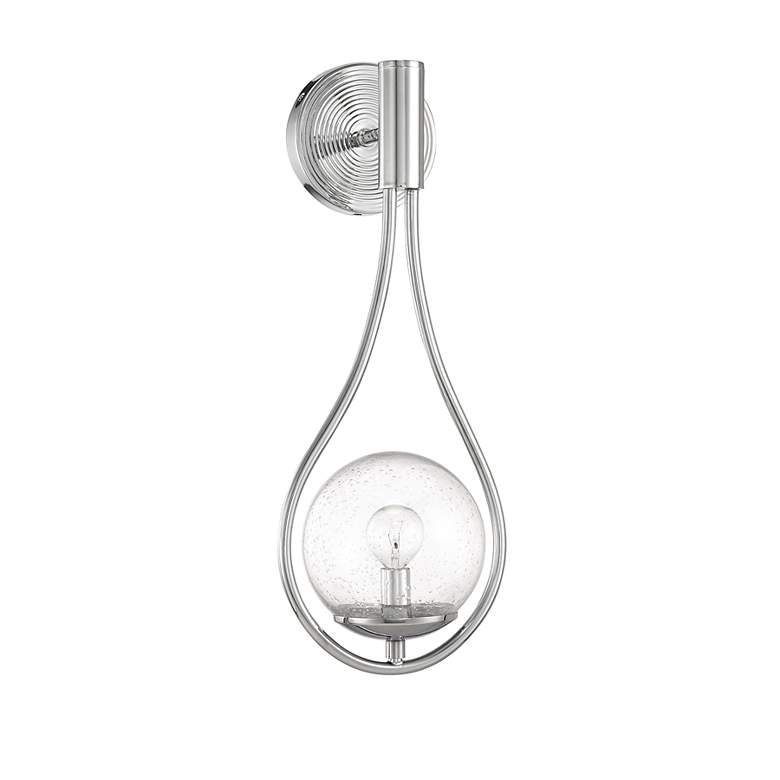 Image 2 Encino 1-Light Wall Sconce in Polished Chrome more views