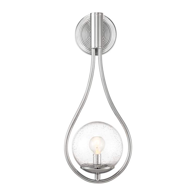 Image 3 Encino 1-Light Wall Sconce in Polished Chrome more views