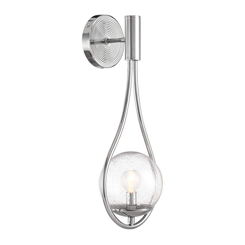 Image 4 Encino 1-Light Wall Sconce in Polished Chrome more views