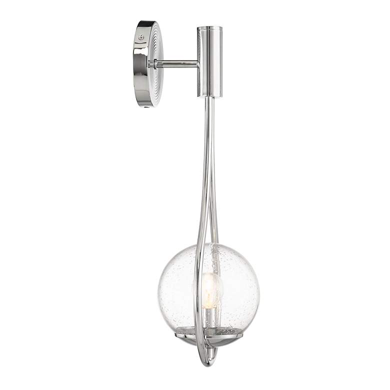 Image 5 Encino 1-Light Wall Sconce in Polished Chrome more views