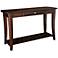 Enclave 48" Wide 1-Drawer and 1-Shelf Sable Sofa Table