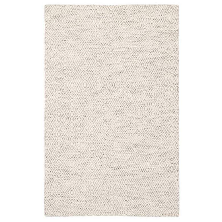 Image 1 Enclave Bramble ENC03 5&#39;x8&#39; Ivory and Gray Trellis Area Rug