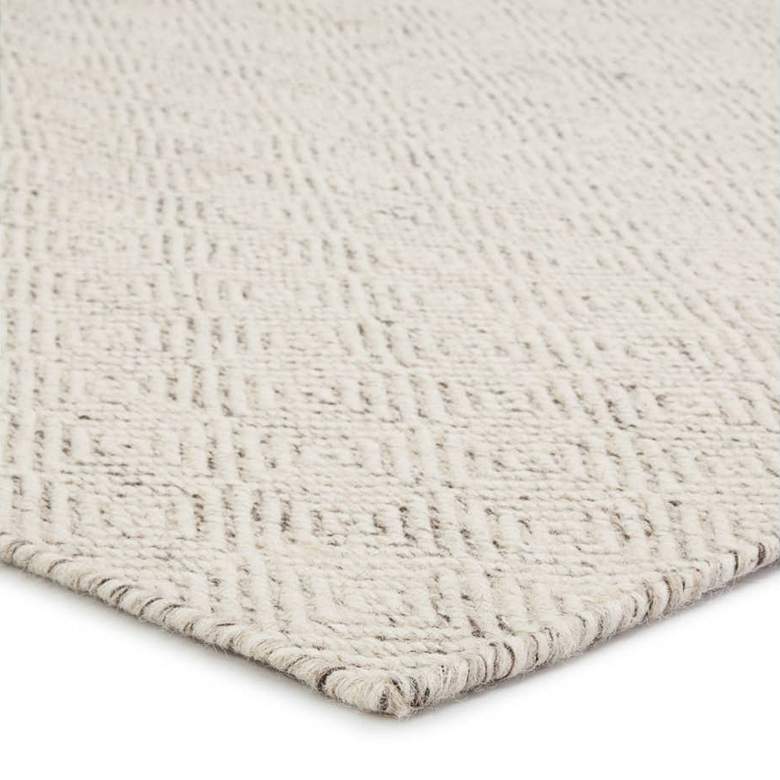 Image 2 Enclave Bramble ENC03 5'x8' Ivory and Gray Trellis Area Rug more views