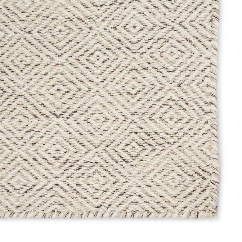 Image 4 Enclave Bramble ENC03 5'x8' Ivory and Gray Trellis Area Rug more views