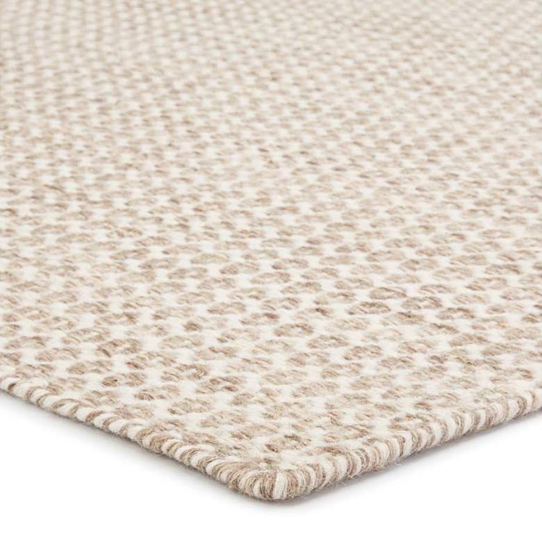 Image 2 Enclave Pompano ENC04 5'x8' Beige and Ivory Trellis Area Rug more views