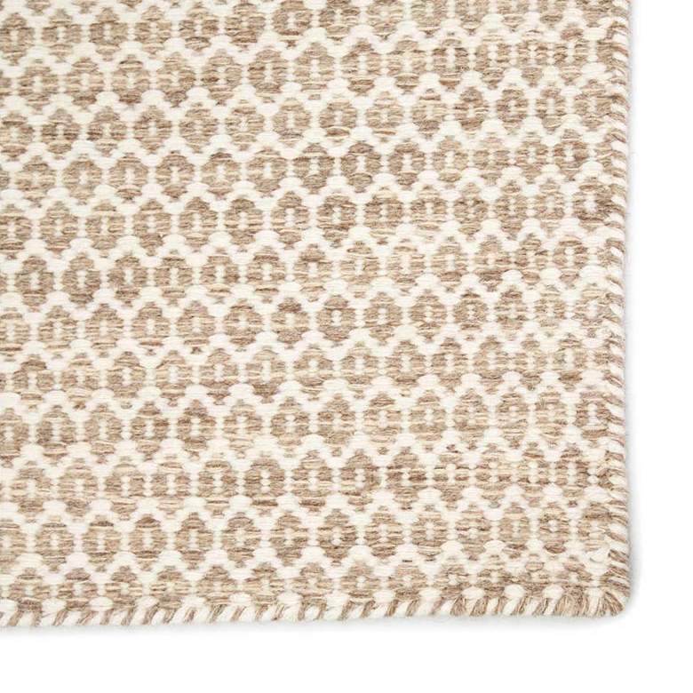 Image 4 Enclave Pompano ENC04 5'x8' Beige and Ivory Trellis Area Rug more views