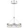 Encore 12 3/4"W Polished Chrome LED Crystal Pendant Light