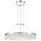 Encore 23 1/2"W Polished Chrome LED Crystal Pendant Light