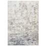 Encore EN7258 5&#39;2"x7&#39;3" Beige and Gray Abstract Area Rug