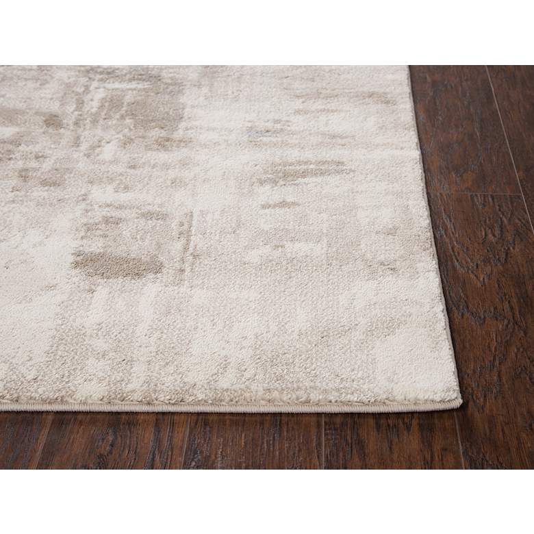 Image 5 Encore EN7258 5'2"x7'3" Beige and Gray Abstract Area Rug more views