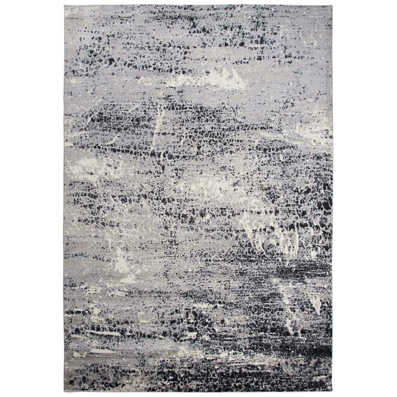 Image 2 Encore EN7263 5'2"x7'3" Brown and Gray Abstract Area Rug