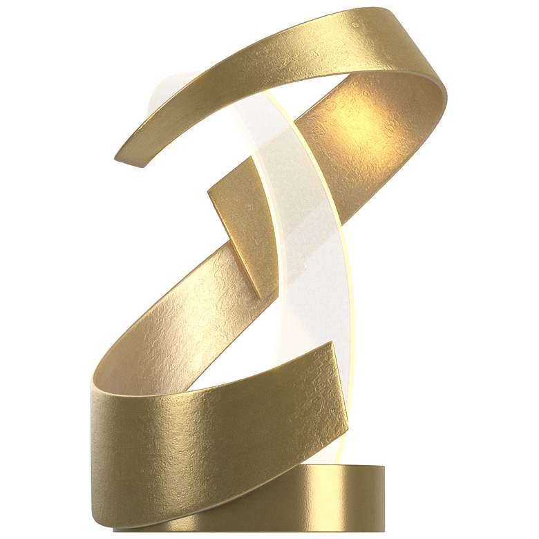 Image 1 Encounter 15" High Modern Brass LED Table Lamp