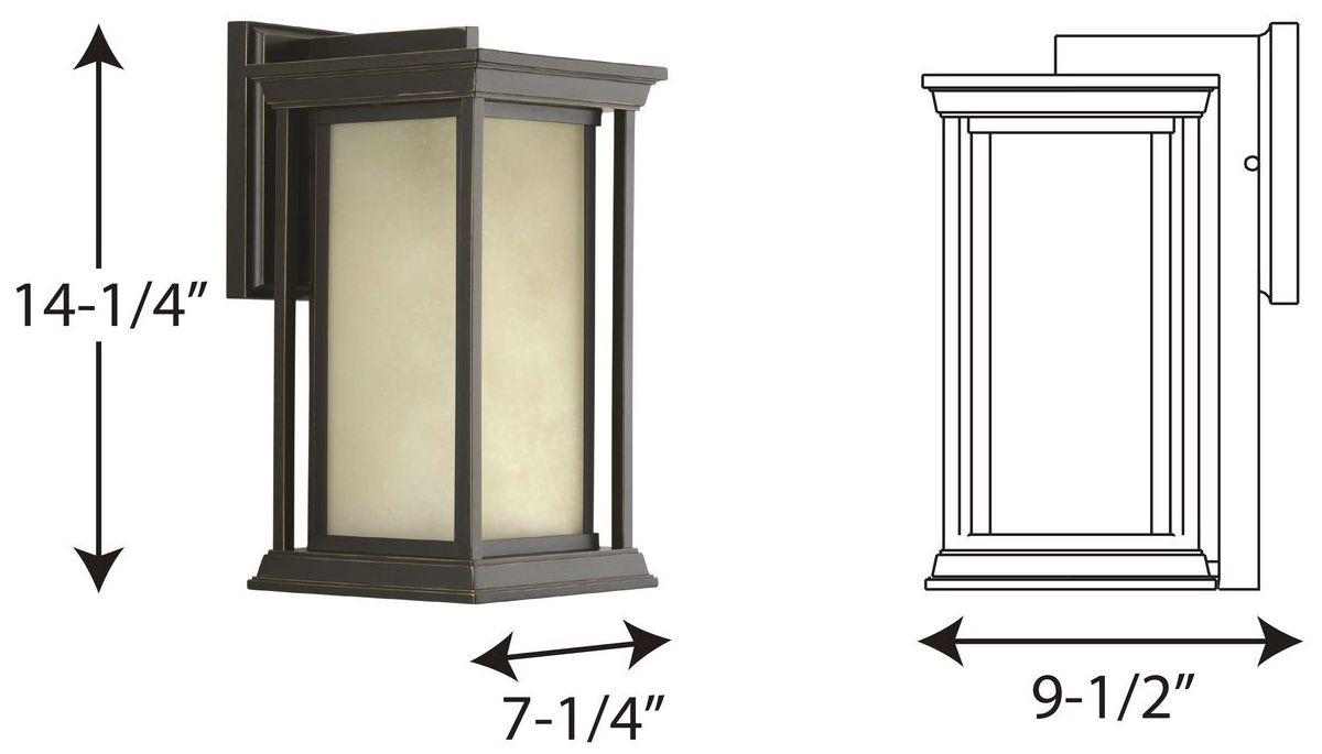Image 4 Endicott Collection One-Light Medium Wall Lantern more views