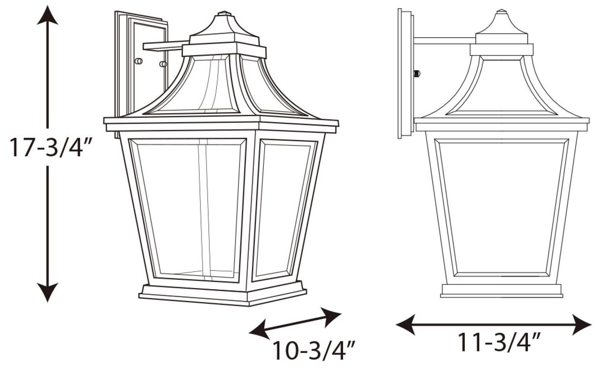 Image 4 Endorse Collection One-Light Large Wall Lantern more views