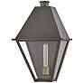 Endsley 19 1/4" High Blackened Brass Outdoor Wall Light