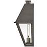 Endsley 19 1/4" High Blackened Brass Outdoor Wall Light