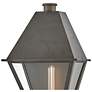 Endsley 19 1/4" High Blackened Brass Outdoor Wall Light