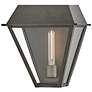 Endsley 19 1/4" High Blackened Brass Outdoor Wall Light