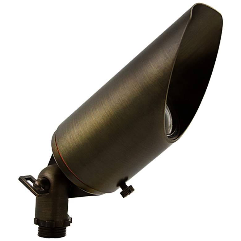 Image 1 Endura 2 1/2 inch High Brass LED Landscape Spot Light