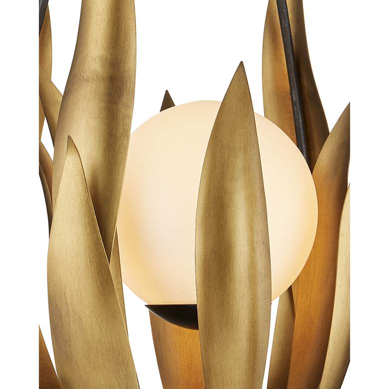 Image 3 Endymion 26" Wide Aged Steel and Brass Chandelier more views
