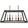 Energy 52" Wide Bronze Rust Kitchen Island Light Chandelier